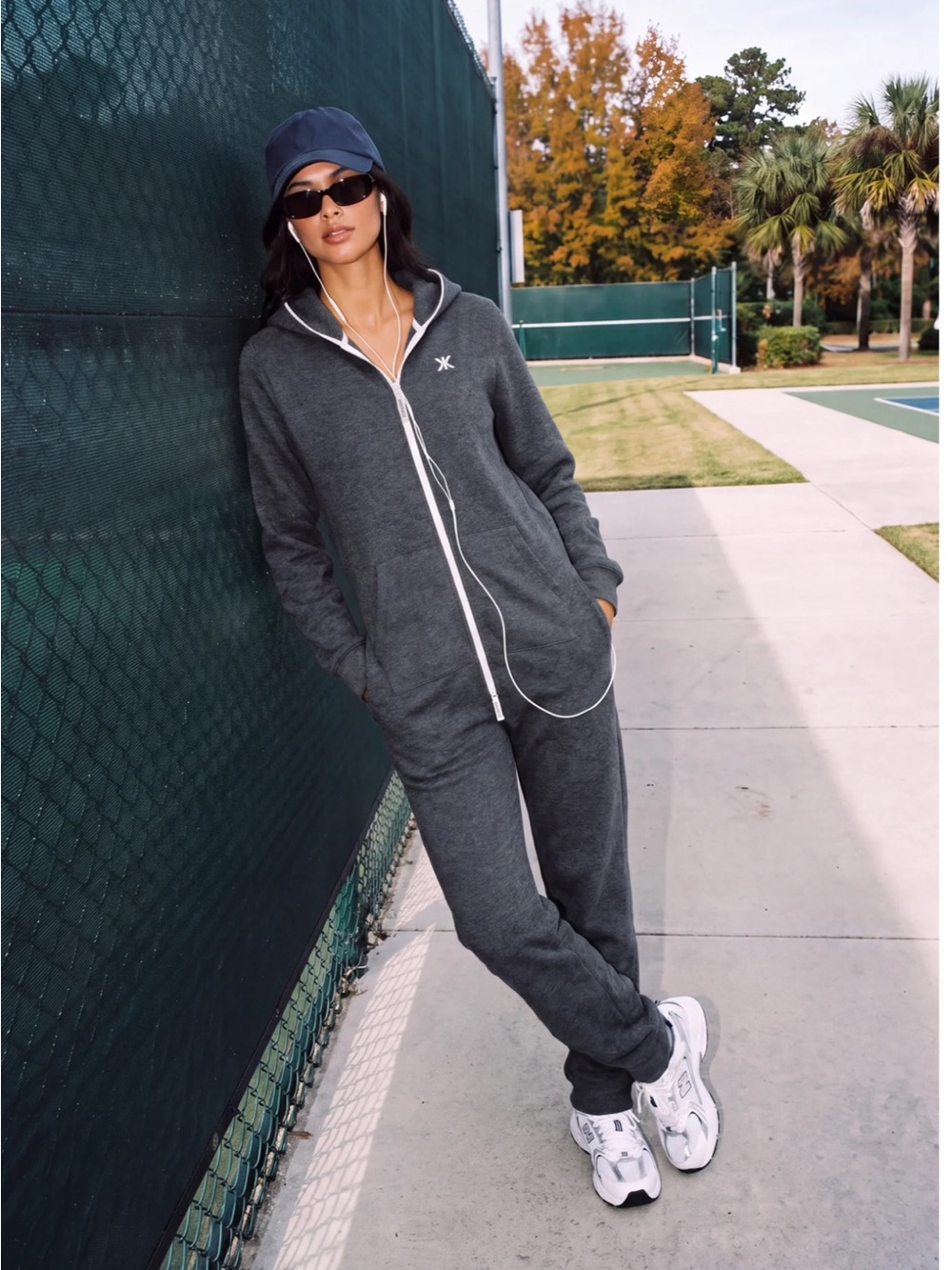 OnePiece Original Onesie 2.0 Fleece Jumpsuit Loungewear Cozy Gray Melange Small